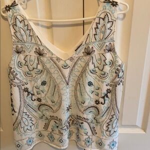 Sequined top by Verty. NWOT